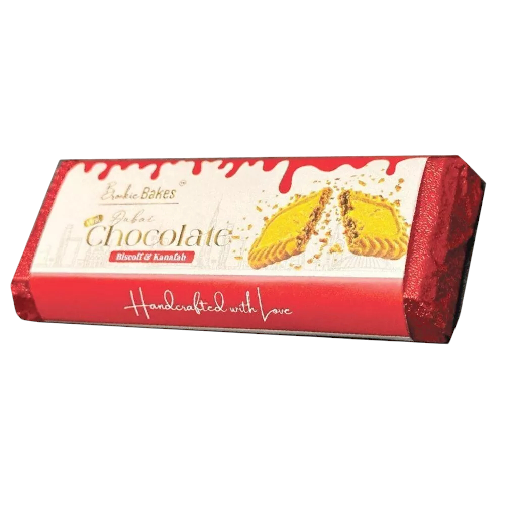 Dubai Viral chocolate "Biscoff & Kanafah