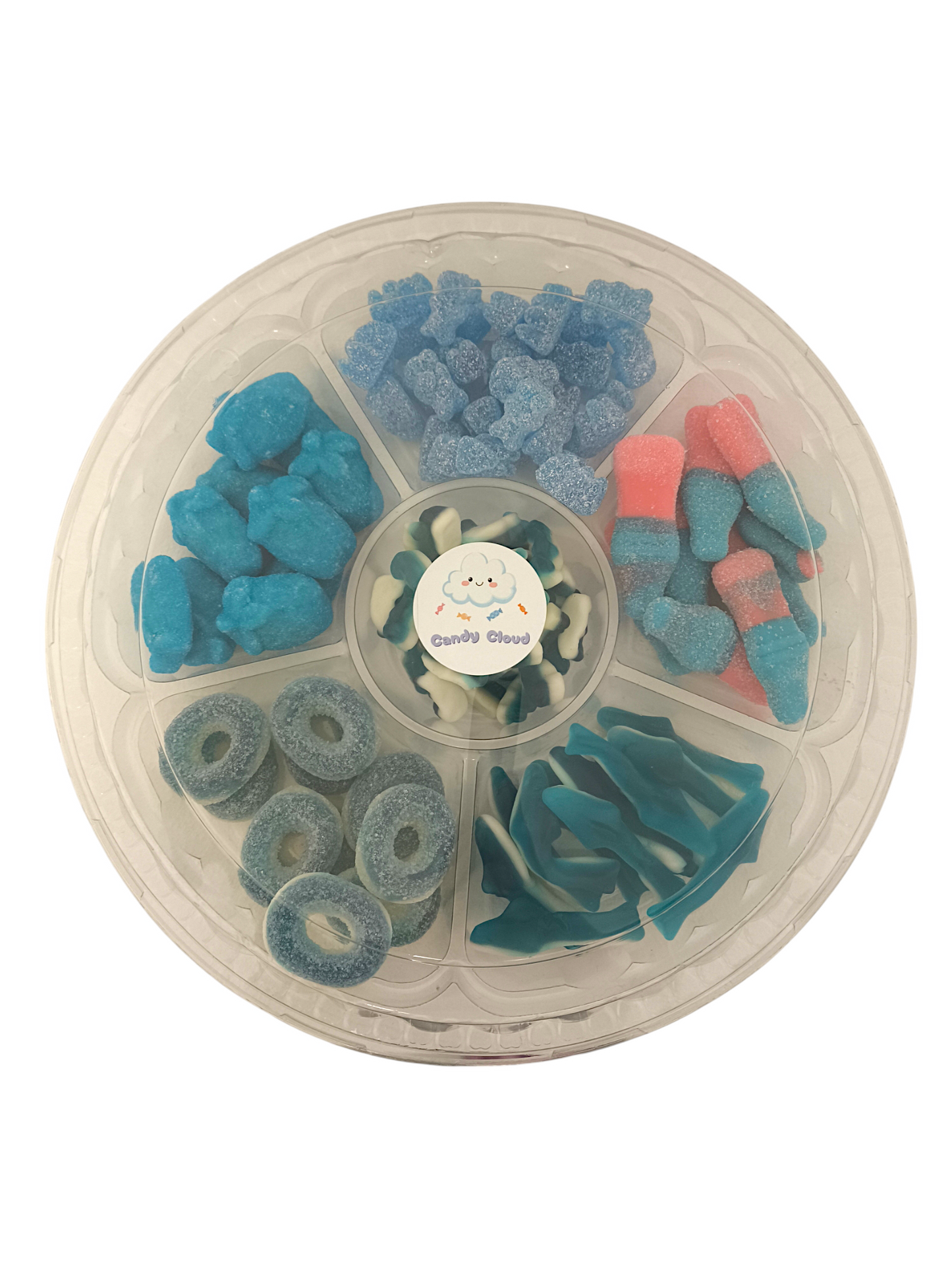 Blue colour mix platter