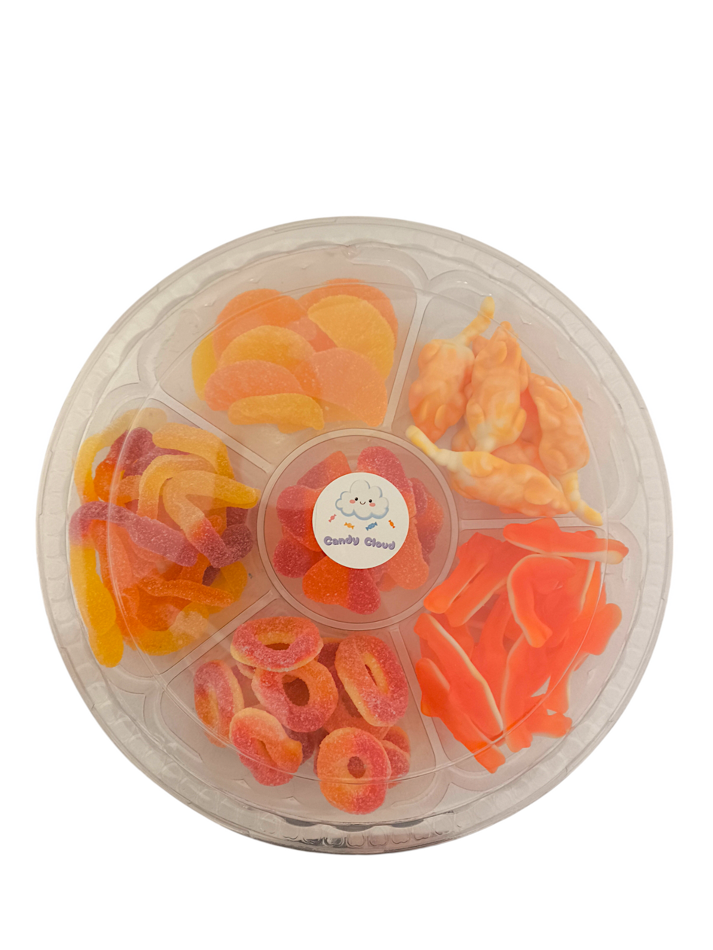 Orange colour mix platter